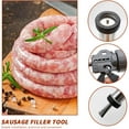 thumbnail image 3 of WYJ Stainless Steel Jerky Gun, Sausage Maker, Handmade Beef Jerky Gun with 5 Stainless Nozzles Meat Pusher Cleaning Brushes Kit-0614, 3 of 6