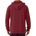 thumbnail image 4 of Txeol Men's Zip Up Hoodie Sweatshirt Fleece Lined Long Sleeve Jackets Casual Lightweight Athletic Waorkout Drawstring Hoodies,S Wine, 4 of 7