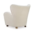 thumbnail image 4 of Lao Accent Chair- Wingback Design- Cushioned Tufted Back- Beige- Brown, 4 of 6