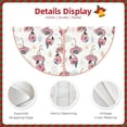 thumbnail image 4 of KLL Flamingos Tribal Christmas Tree Skirt 36" ,Party Decorations Farmhouse for Christmas Decorations Holiday Party, 4 of 6