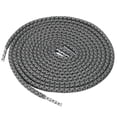 thumbnail image 1 of 2 Pares De Cordonas Cintilla Agujetas Reflejantes Elásticas En Forma Redonda Para Zapatos Atléticos Para Zapatillas Gris Oscuro 140cm/55, 1 of 5