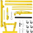 thumbnail image 6 of 2 Ton Cherry Picker Engine Hoist, Folding Engine Crane,4400lb Engine Hoist Lift, Heavy Duty Hydraulic Engine Shop Crane with 6 Casters, Telescopic Boom Hitch For Automotive Repair, Garage Use, 6 of 7