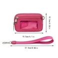 thumbnail image 3 of Womens Wristlet Wallet with ID Window Portable Cosmetic Bag Zip Card Holder Organizer Pouch for Travel, 3 of 4