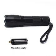 3-Pack Tactical LED Flashlight High Powered 5-Mode Zoomable Zoom AAA