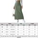 thumbnail image 2 of Faldas largas Falda ajustada para mujer Traje informal de punto cómodo y elegante (verde militar S) Cgtredaw ejercito verde T S para Mujer, 2 of 6