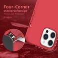 thumbnail image 5 of Compatible with iPhone 13 Pro Max Case for Women, [Drop Protection] [Anti-Fingerprint] [Anti-Scratch] Shockproof Soft-Touch Silicone Phone Case for iPhone 13 Pro Max 6.7", Red, 5 of 12