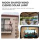 thumbnail image 4 of Moon Wind Chimes Solar Wind Chime Lamp for Garden Hanging Decoration, 4 of 4