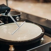 STRANDCHIC Stainless Steel Crepe Pan Versatile Design for Easy Pancake Making