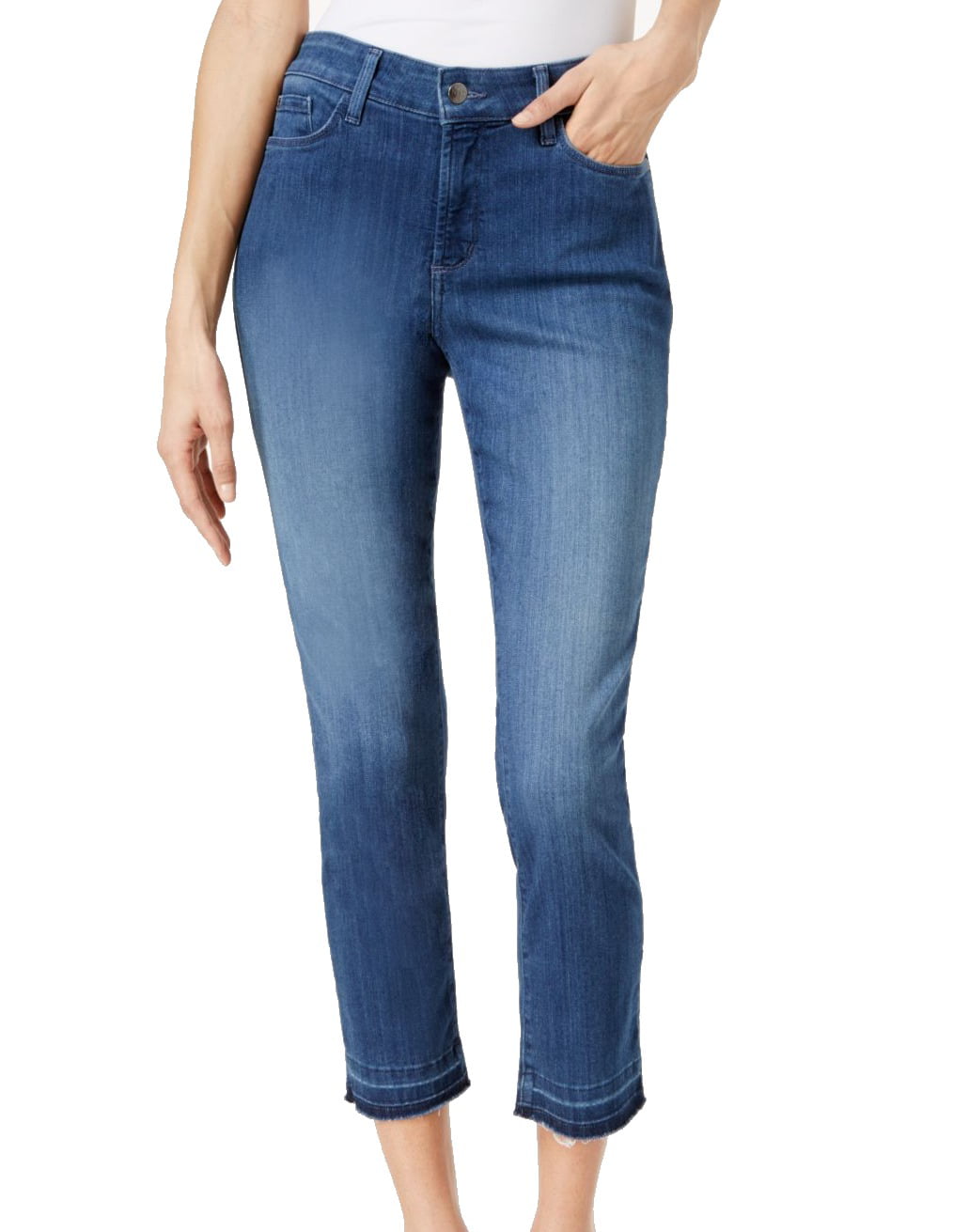NYDJ - NYDJ NEW Blue Women's Size 14 Alina Skinny Cropped Stretch Jeans ...