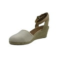 thumbnail image 4 of Style & Co. Womens Mailena Canvas Buckle Wedge Sandals, 4 of 5