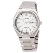 Citizen Zenshin Three-hand White Dial Watch AW0130-85A