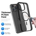 thumbnail image 3 of Ebizware Magnetic Protective Case for iPhone 16 Pro Max with MagSafe and Magnetic Car Phone Holder, TPU Thin Phone Case Cover Shockproof Anti-Fingerprint-Black, 3 of 7