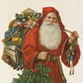 thumbnail image 3 of Wild Apple Portfolio 15x15 Black Modern Framed Museum Art Print Titled - Victorian Santa III, 3 of 5