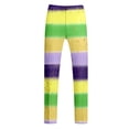 thumbnail image 6 of Mardi Gras Outfits Mens And Gold Carnival Suit All Print And Pants Two Piece Set Casual Vacation Clothes For Holiday Carnival Festival Outfit Yellow XXL, 6 of 6