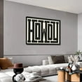thumbnail image 4 of Framed Funky Big Howdy Canvas Wall Art Western Modern Decor Black and White Southwestern Country Ranch Sign Picture Print Minimalism Trendy Farmhouse Living Room Poster(12x16in Framed), 4 of 6