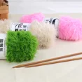 thumbnail image 5 of 1Pcs 100g Snow Fox Fluff Thread Ball Three Strands Long Fluff Thread Wind Down Crystal Fluff Hand Knitted DIY Hat Blanket Scarf (09 Turmeric), 5 of 6
