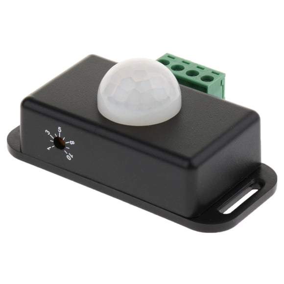 Interruptor de atenuación LED de movimiento 120 grados Perfecl negro