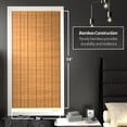 thumbnail image 3 of Red Lantern Burnt Bamboo Cordless Window Shade - Two-tone Honey 36" W, 3 of 8