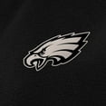 thumbnail image 2 of Women's Antigua  Black Philadelphia Eagles Nostalgic Full-Zip Vest, 2 of 2