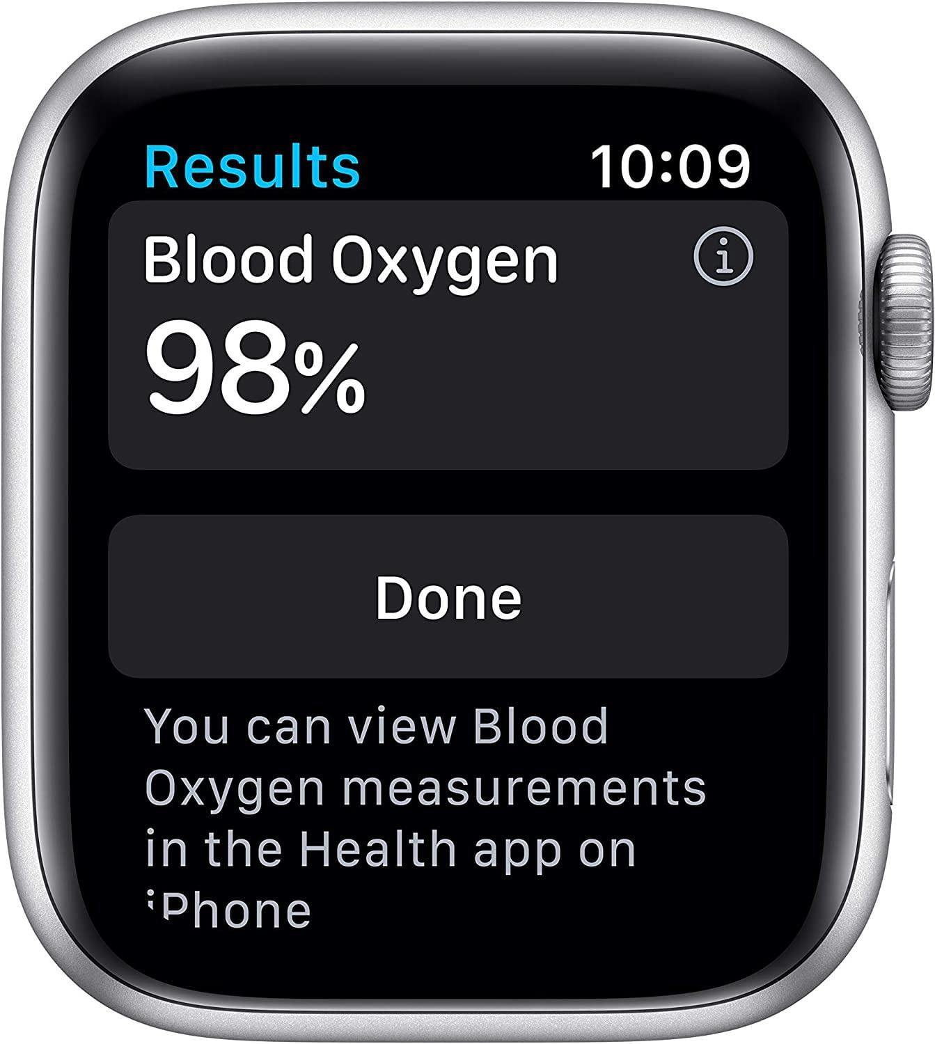 Restored Apple Watch Series 6 (GPS, 44 mm) Silver Aluminum Case with White Sport Band Bundle 5 Bonus Bands, Charging Stand, Screen Protector, & 2 amp charger (Refurbished)