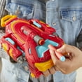 thumbnail image 2 of Marvel Avengers: Mech Strike Iron Man Strikeshot Gauntlet Kids Toy Action Figure for Boys and Girls with 3 Darts (2”), 2 of 11