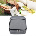thumbnail image 4 of Insulated Lunch Bag Oxford Cloth Camping Lunch Tote Portable Picnic Bag for Outdoor Office, 4 of 4