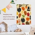 thumbnail image 7 of FMSHPON Cute Thanksgiving Turkey Clipboard Hardboard Wood Nursing Clip Board and Pull for Standard A4 Letter 13x9 inches, 7 of 7
