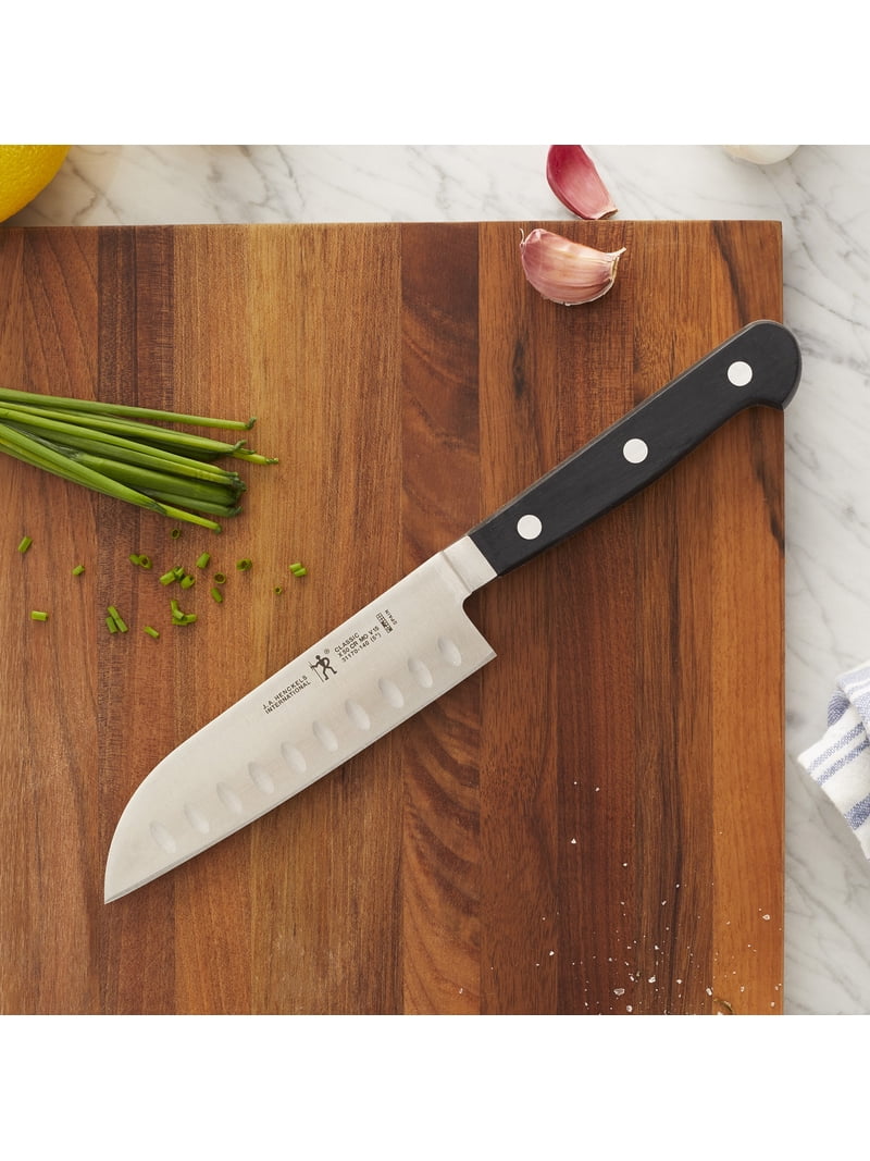 J.A. Henckels Sharp Kitchen Cutting Santoku Knife, 5