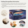thumbnail image 6 of Dreamy Color Jellyfish Cartoon Square Storage Bins with Handles Collapsible Containing Box 1 Pack, 6 of 9