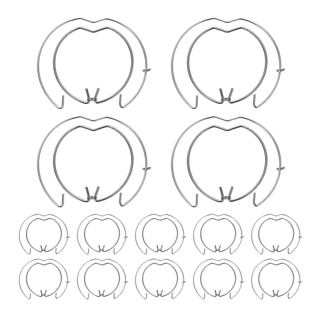 FOMIYES 30Ud Clips De Retención Metálicos Para Downlights Y Con Duradero Y Estable En Color Plateado