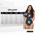 thumbnail image 3 of Goofa Turtle Printed Women Rash Guard Short Sleeve,Tummy control Swimsuit Surfing Swimsuit Bathing Suit One Piece Swimsuit UPF 50-Large, 3 of 9