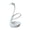 White, variant on White Desk Decor Swan Shaped Toothbrush Case Pen Holder Fruit Fork Coffee Spoon Cutlery Rack