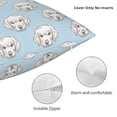 thumbnail image 3 of Pofeuu Dog Print Double-sided plush pillowcase Square Throw Pillow Covers Pillows Cover for Living Room Bedroom Sofa Couch Cushion Cover（No pillow core）-20"x20", 3 of 7