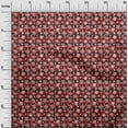 thumbnail image 3 of oneOone Silk Tabby Red Fabric Christmas Sewing Craft Projects Fabric Prints By Yard 42 Inch Wide, 3 of 4