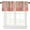Style-2, variant on Retro Flower 70s Kitchen Curtains,Vintage Floral Hippie Funky Aesthetic Orange Groovy 60s Blossom Botanical Window Valances Treatment 54x18inch