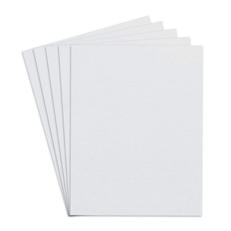 Linen Textured 8.5 x 11" Paper | Specialty Papers | 24lb text, 90 gsm | 50 Sheets Per Pack (Paper, Antique Gray)
