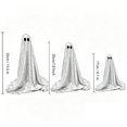 thumbnail image 2 of Halloween Ghost Decorations Sequin 9 Inch Cute Spooky Tabletop Figurine for Indoor Outdoor Home Party Yard Display, 2 of 8