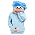thumbnail image 4 of Big Mouth Monster Pullover Hoodies Unisex Flannel Hooded Sweatshirt Oversized Hoodies For Women Plush Soft Halloween Outfits, 4 of 6