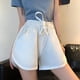 thumbnail image 1 of Pantalones cortos holgados para niños Joker de cintura alta, informales, de pierna ancha, deportivos, con forma de A, para verano, 1 of 6