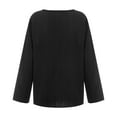 thumbnail image 5 of Vedolay Sweaters for Women Trendy Draped Open Front Cropped Cardigan Long Sleeve Knit Outwear Black,2XL, 5 of 5