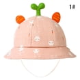 thumbnail image 2 of Coofit Baby Beach Hat Cotton Sun Protection Rabbit Wide Brim Hat Bucket Cap Safari Hat, 2 of 10