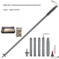 thumbnail image 4 of Multifunctional 6-joint Aluminum Alloy Trekking Pole Outdoor Collapsible Hiking Pole Lightweight Mountaineering Cane with Comfortable Handle for Hiking,Mountaineering,Walking, 4 of 11