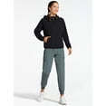 thumbnail image 6 of Women's Cargo Joggers Lightweight Quick Dry Hiking Pants Athletic Workout Pants with Zipper Pockets Lounge Casual Outdoor Iron Grey S, 6 of 8