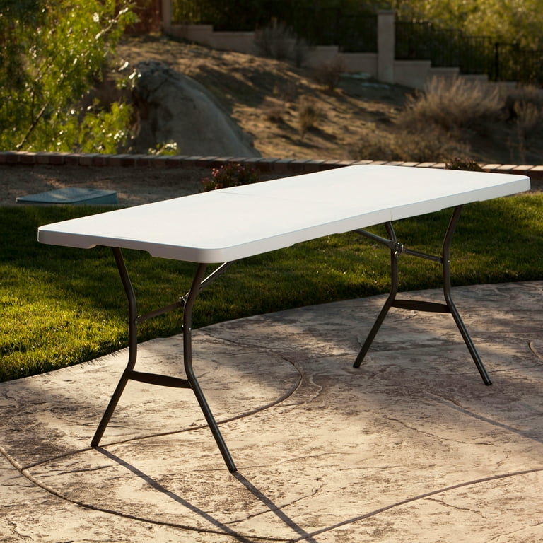 6 foot fold in sale half table walmart
