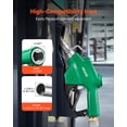 thumbnail image 2 of VEVOR 1 Inch NPT Automatic Fuel Nozzle with Swivel, Max Flow Rate 21.6 GPM, Auto Shut Off Diesel Gas Pump Nozzle with 3-Speed Trigger Lock & 1-3/16 in (OD=30.1 mm) Spout for Gasoline, Diesel, 2 of 9
