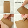 thumbnail image 4 of 100× Envelopes Kraft Paper Bags Mini Coin Packets Envelopes Birthday Favors Bag, 4 of 8