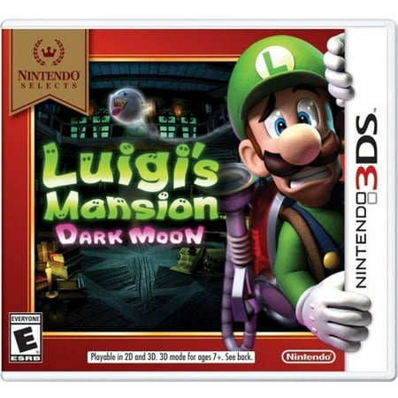 Nintendo Selects: Luigi's Mansion Dark Moon, Nintendo, Nintendo 3DS, (Best 2ds Games For 6 Year Olds)