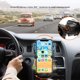 thumbnail image 3 of soporte para teléfono de coche, soporte de gravedad para coche, bloqueo automático, soporte universal para ventilación de aire, GPS, compatible con iPhone 11 Pro/Pro Max/11/XR/X/8/7/6s/5s,, 3 of 8