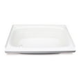 thumbnail image 2 of Lippert Components Bathtub 209681 Better Bath; Standard Tub; 24 Inch x 46 Inch; With Threshold; Without Seat; Smooth Floor Surface; Left Hand Drain; White; ABS, 2 of 4