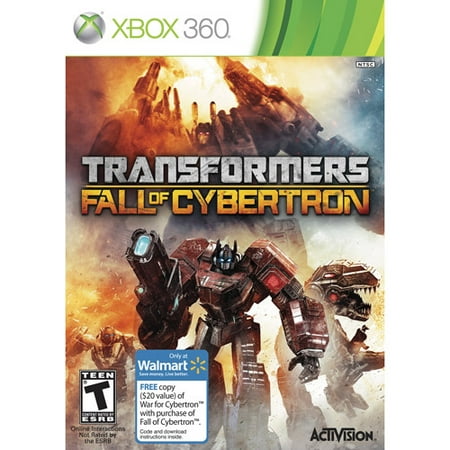 Transformers: Fall of Cybertron w/ Walmart Exclusive Bonus* War for Cybertron (Xbox (Best Xbox 360 Exclusive Games Of All Time)